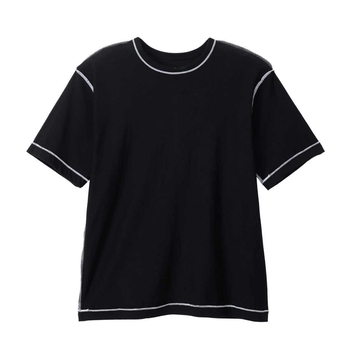 3PリバーシブルクルーネックTシャツ by THE DODO JEAN / ﾌﾞﾗｯｸ