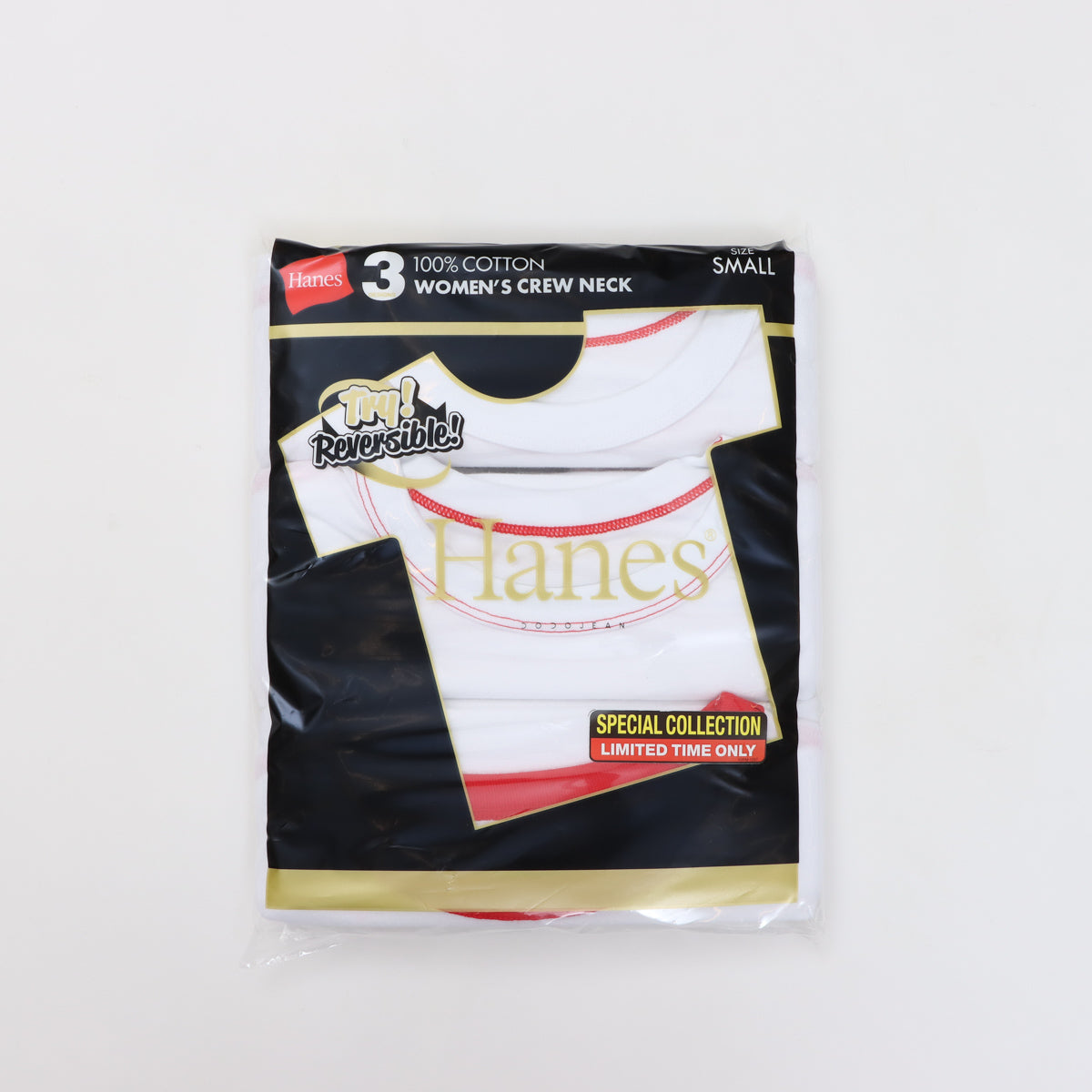 3PリバーシブルクルーネックTシャツ by THE DODO JEAN / ﾚｯﾄﾞ