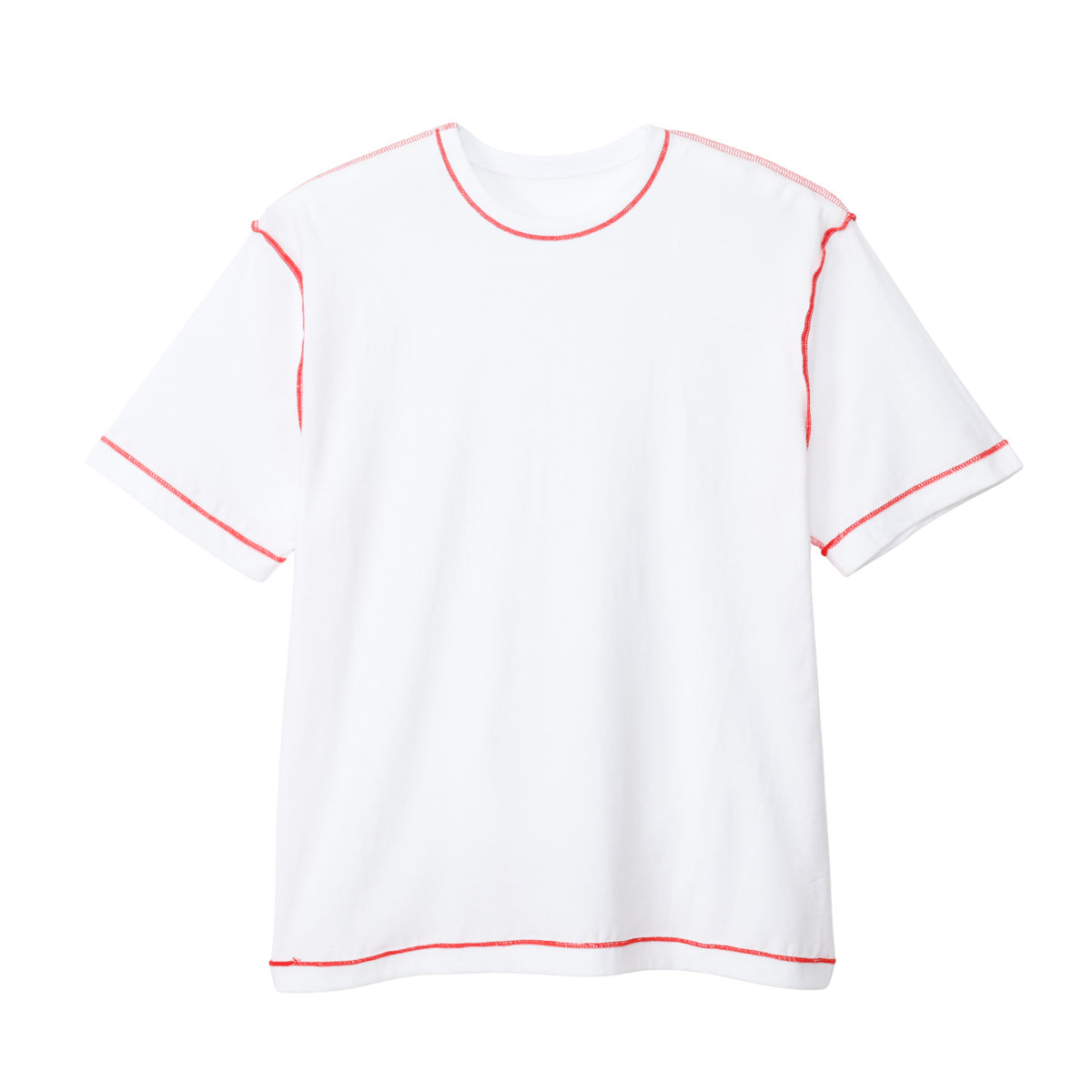 3PリバーシブルクルーネックTシャツ by THE DODO JEAN / ﾚｯﾄﾞ