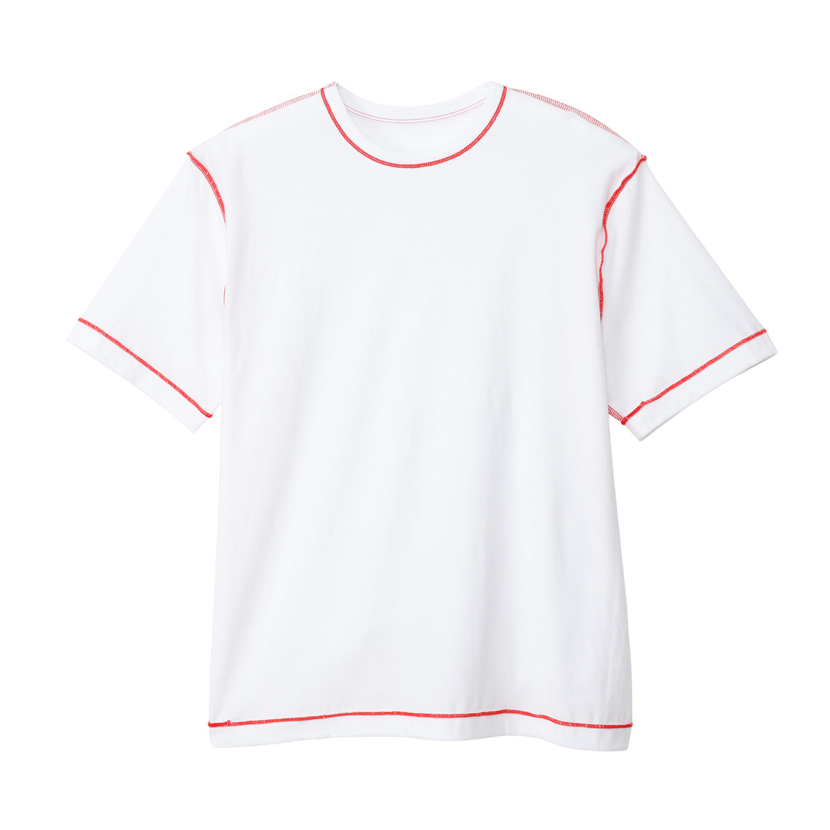 3PリバーシブルクルーネックTシャツ by THE DODO JEAN / ﾚｯﾄﾞ