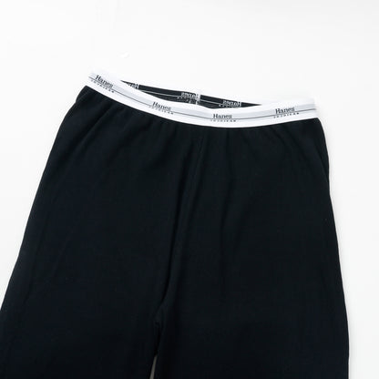 Hanes  originalsロングワイドパンツ by THE DODO JEAN / BLACK