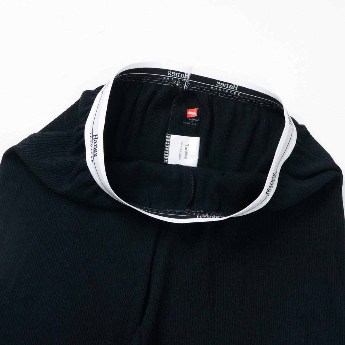 Hanes  originalsロングワイドパンツ by THE DODO JEAN / BLACK