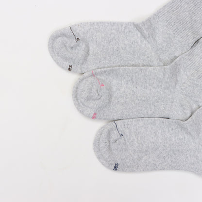 Hanes originals ﾌﾙﾚﾝｸﾞｽｿｯｸｽ3P by THE DODO JEAN / ｼﾙﾊﾞｰｸﾞﾚｰ