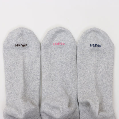 Hanes originals ﾌﾙﾚﾝｸﾞｽｿｯｸｽ3P by THE DODO JEAN / ｼﾙﾊﾞｰｸﾞﾚｰ