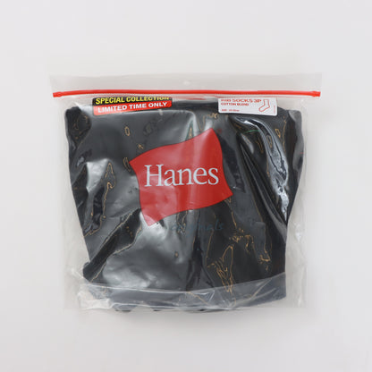 Hanes originals ﾌﾙﾚﾝｸﾞｽｿｯｸｽ3P by THE DODO JEAN / ﾌﾞﾗｯｸ