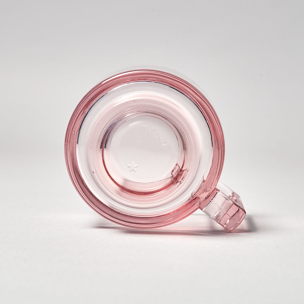 ARNO GLASS Cup & Saucer - Pink – VAKT.